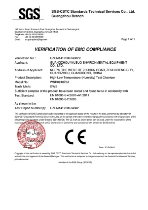 WSH091071A - EMC Certificate